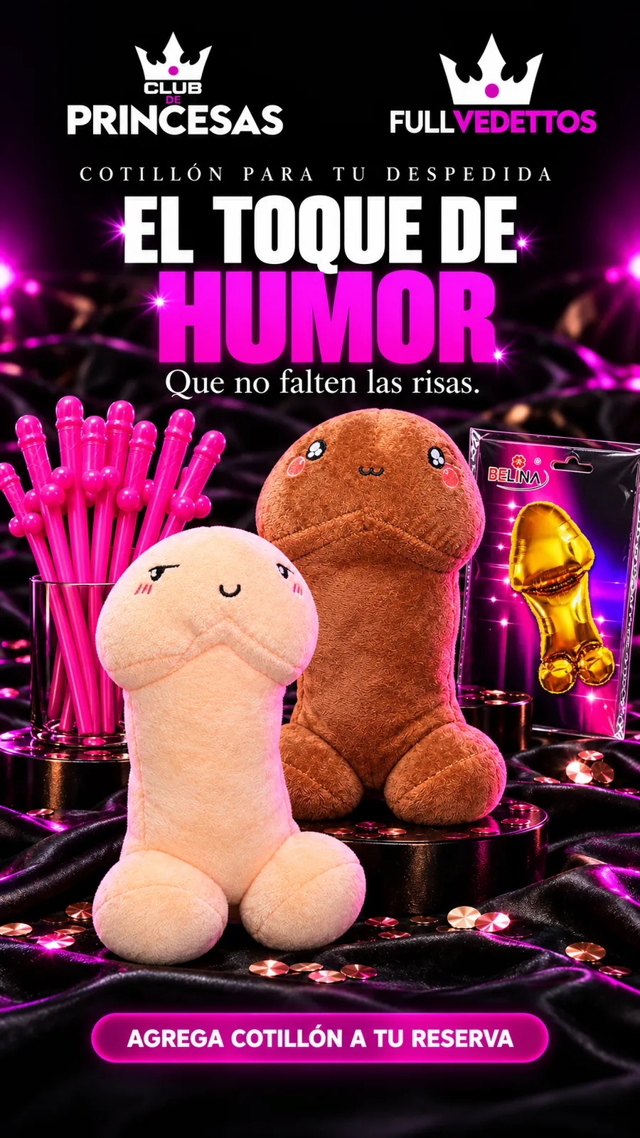 El toque de humor — cotillón de despedida