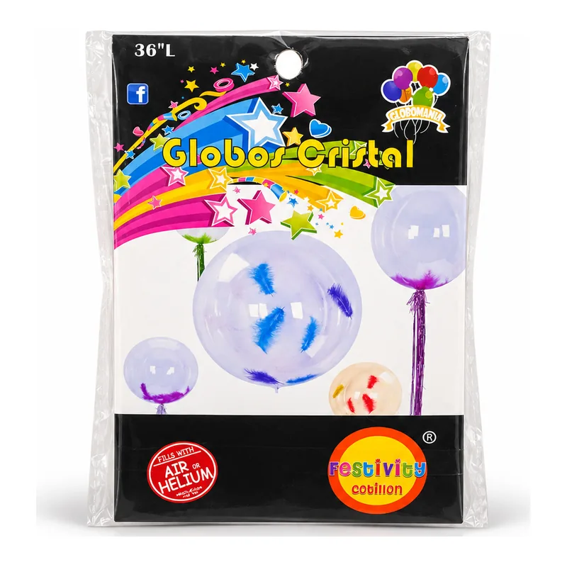 Globo transparente cristal — cotillón para despedida de soltera