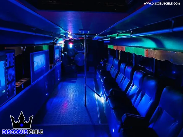 DiscoBus Chile interior fiesta despedida soltera Santiago