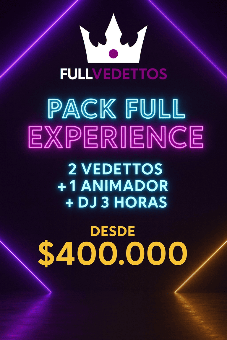 pack vedetto y animador a domicilio 3
