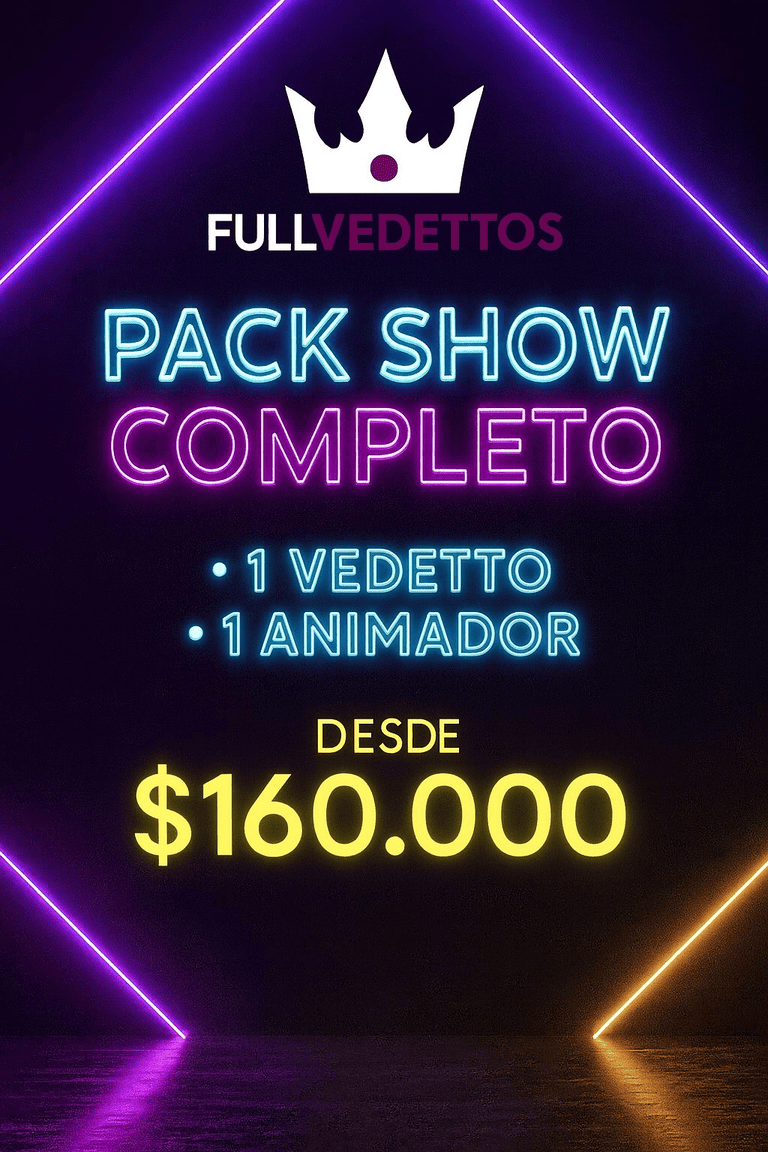 pack vedetto y animador a domicilio 1