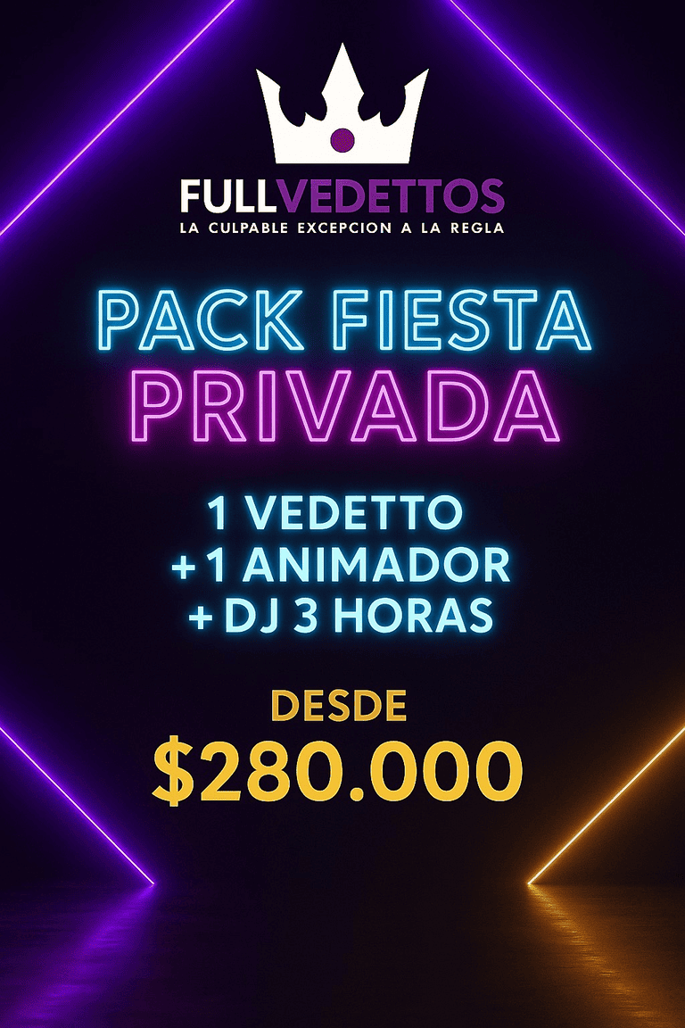 pack vedetto y animador a domicilio 2