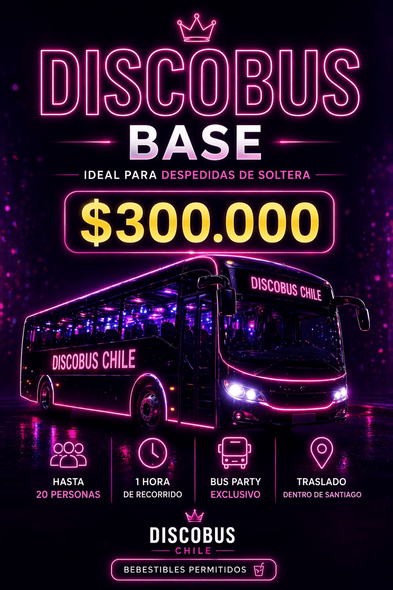 pack despedida de soltera discobus base