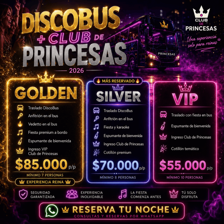 planes club de princesas y discobus